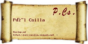 Pál Csilla névjegykártya